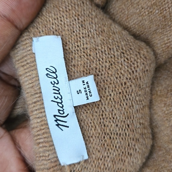 Madewell cozy Walker merino wool blend cardigan sweater Spring Layering - Picture 6 of 12